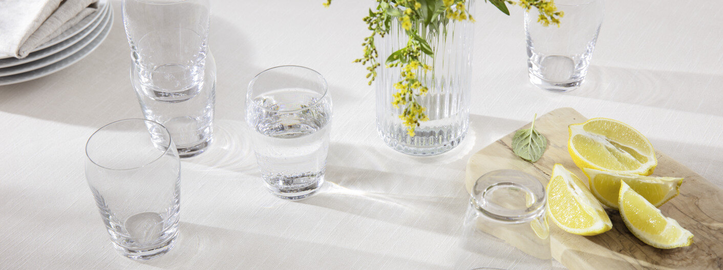 Oppdag glass og servering 