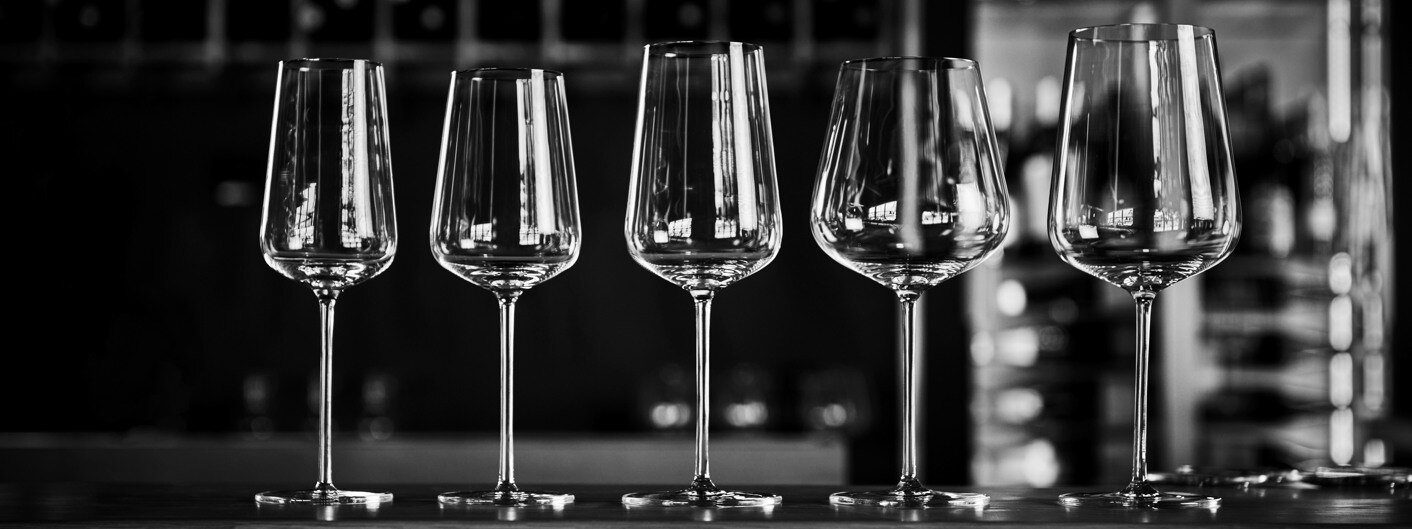 Oppdag glass og servering 